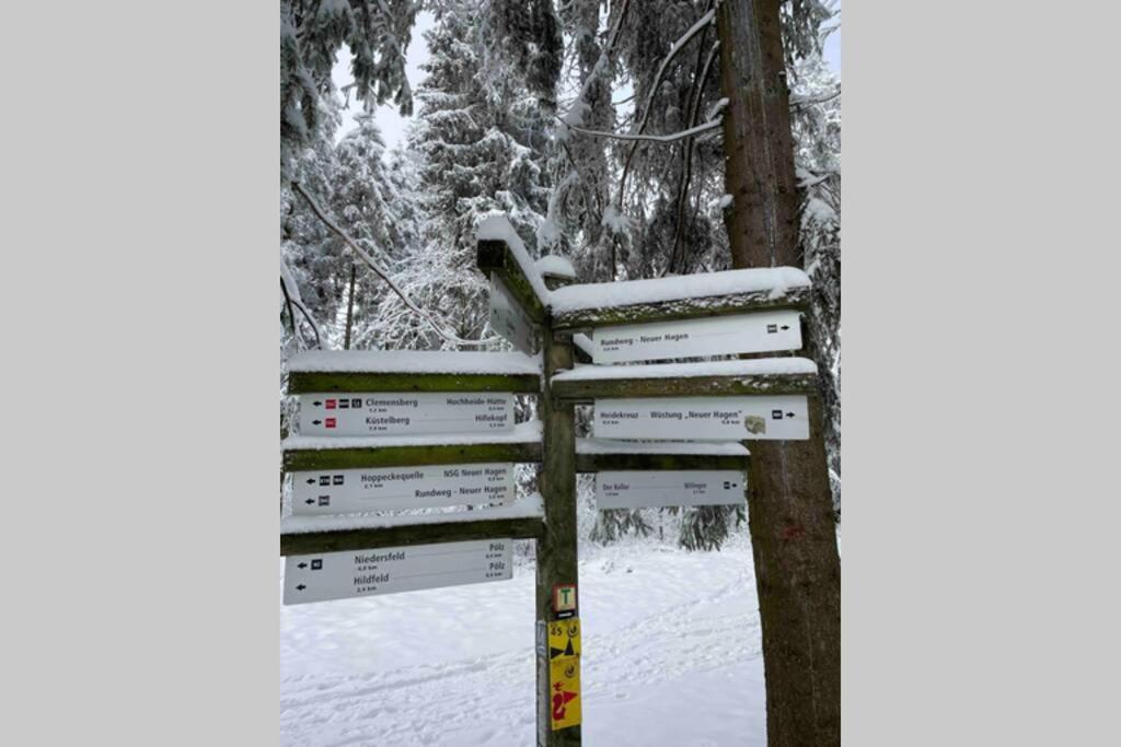 Apartament Zeit Fuer Dich Am Bergelchen, Winterberg Zewnętrze zdjęcie